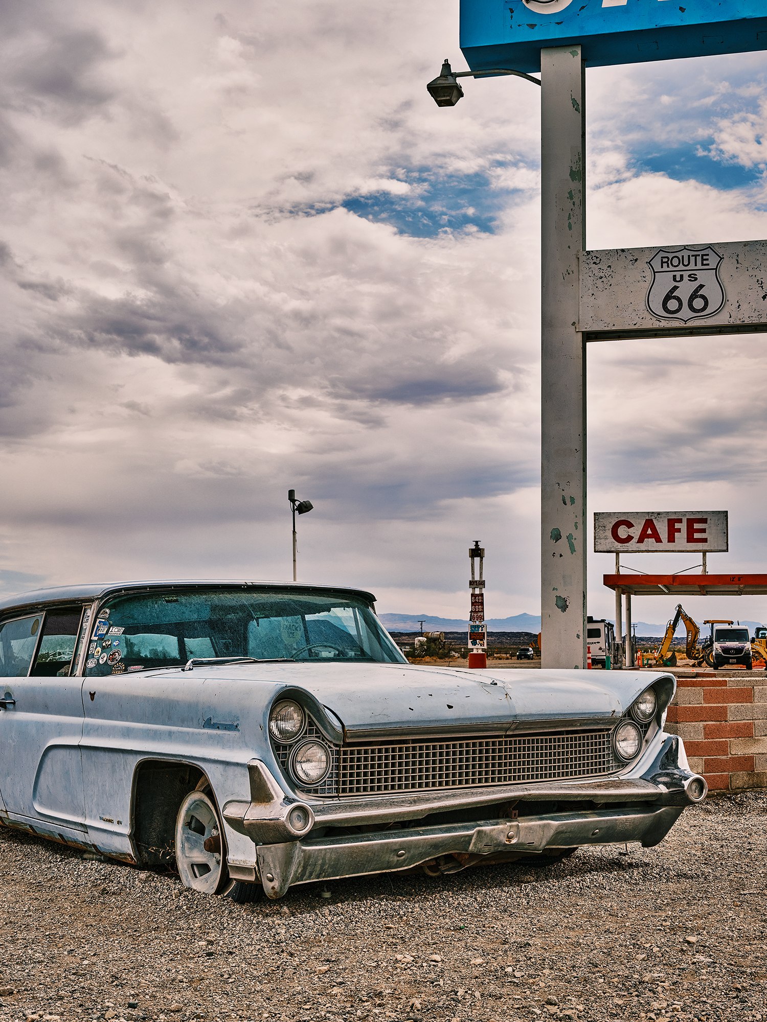 Roy's motel, route 66. Visuels Laurent Ponce